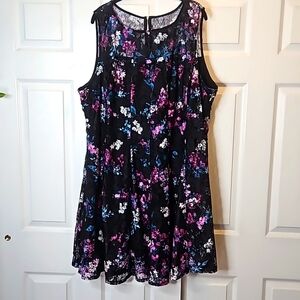 Lane Bryant Floral Lace Dress